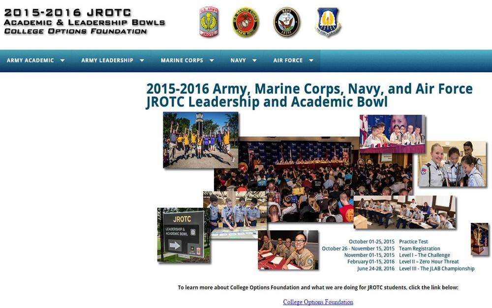 2015-2016 Army, Marine Corps, Navy, and Air Force JROTC Leadership and Academic Bowl